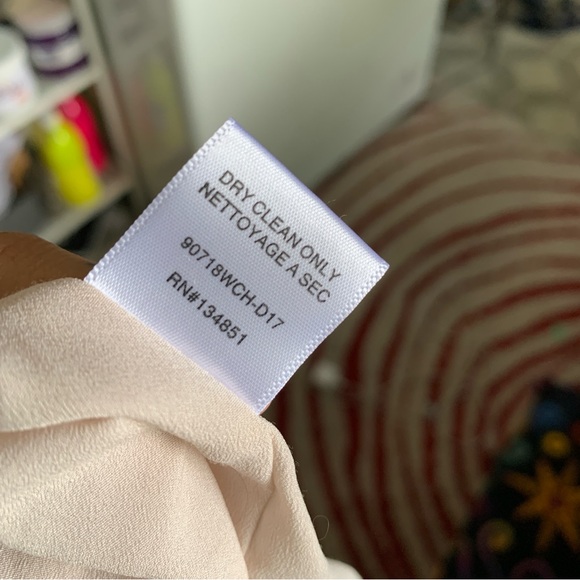 WAYF LONG RUFFLED SOFT PINK EVENING DRESS - Picture 10 of 13